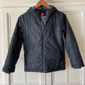 Kids Columbia Omni-Heat Black Hooded Jacket | Size Medium